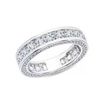 Серебряное кольцо с фианитами