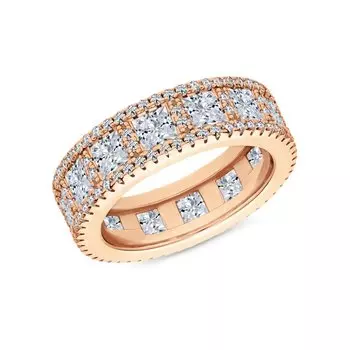 Серебряное кольцо с фианитами