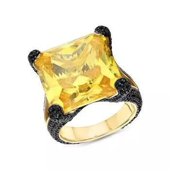 Серебряное кольцо с фианитами