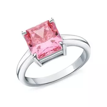 Серебряное кольцо с фианитами