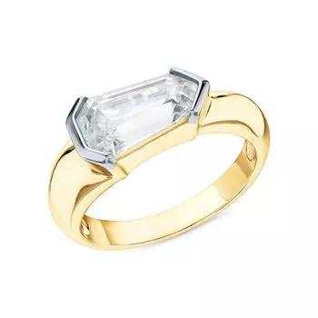 Серебряное кольцо с фианитами