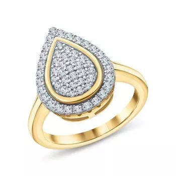 Серебряное кольцо с фианитами