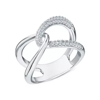 Серебряное кольцо с фианитами