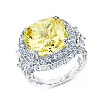 Серебряное кольцо с фианитами