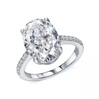 Серебряное кольцо с фианитами