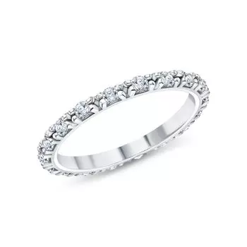 Серебряное кольцо с фианитами