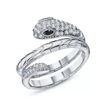 Серебряное кольцо с фианитами