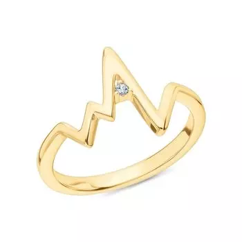 Серебряное кольцо с фианитами