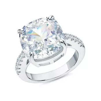 Серебряное кольцо с фианитами