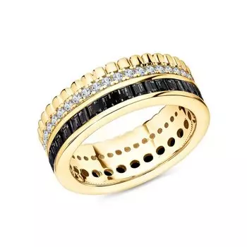 Серебряное кольцо с фианитами