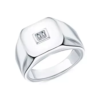 Серебряное кольцо с фианитами