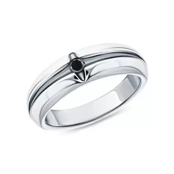 Серебряное кольцо с фианитами