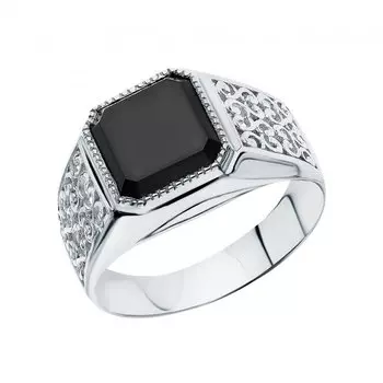 Серебряное кольцо с фианитами