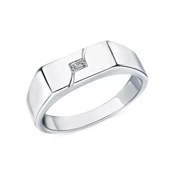 Серебряное кольцо с фианитами