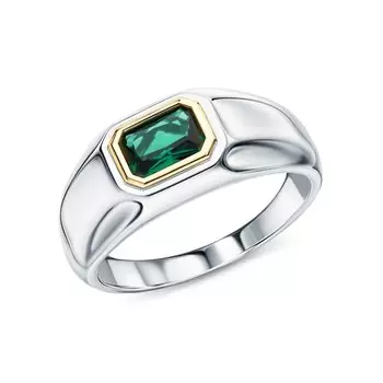 Серебряное кольцо с фианитами