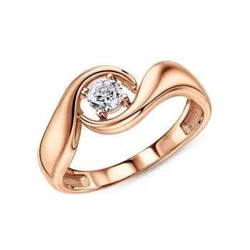 Серебряное кольцо с фианитом