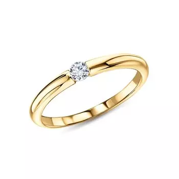 Серебряное кольцо с фианитом