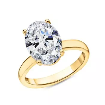 Серебряное кольцо с фианитом