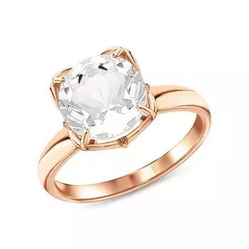 Серебряное кольцо с горным хрусталем