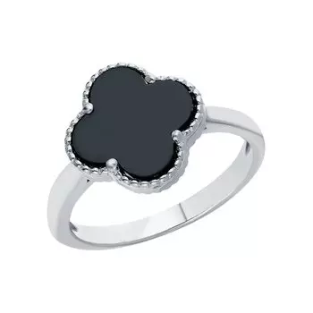 Серебряное кольцо с керамикой