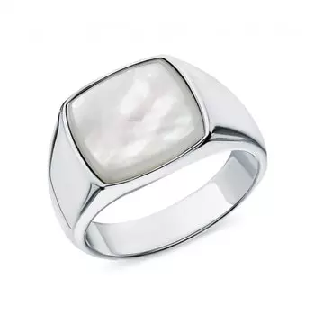 Серебряное кольцо с перламутром природным