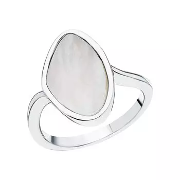 Серебряное кольцо с перламутром природным