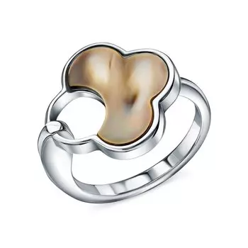 Серебряное кольцо с перламутром природным