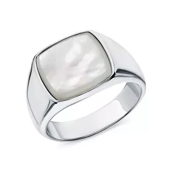 Серебряное кольцо с перламутром природным