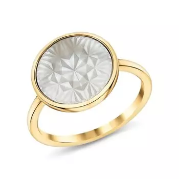 Серебряное кольцо с перламутровой мозаикой