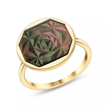 Серебряное кольцо с перламутровой мозаикой