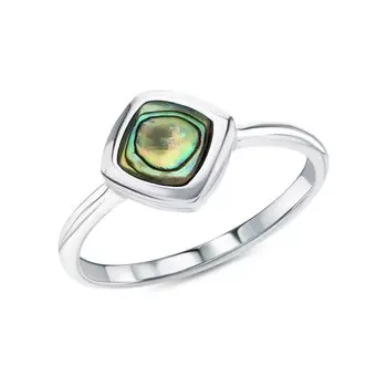 Серебряное кольцо с ракушками