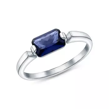 Серебряное кольцо с ситаллами