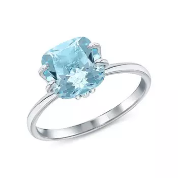 Серебряное кольцо с топазами