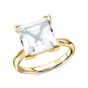 Серебряное кольцо с топазами природными