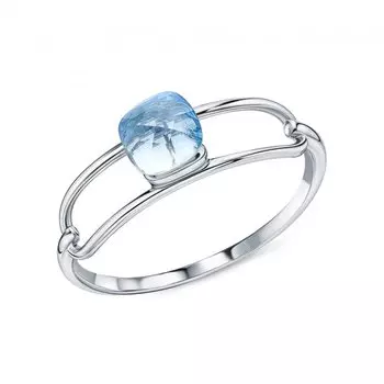 Серебряное кольцо с топазом