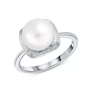 Серебряное кольцо с жемчугом