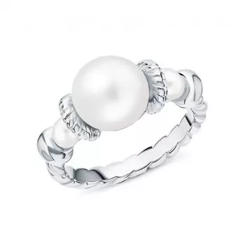 Серебряное кольцо с жемчугом