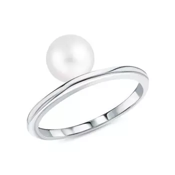Серебряное кольцо с жемчугом