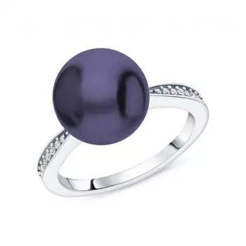 Серебряное кольцо с жемчугом