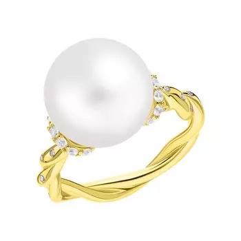 Серебряное кольцо с жемчугом