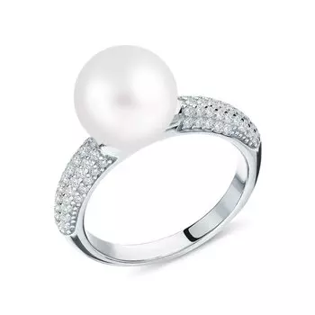 Серебряное кольцо с жемчугом