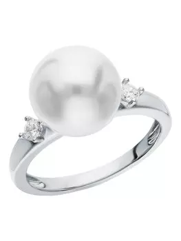 Серебряное кольцо с жемчугом