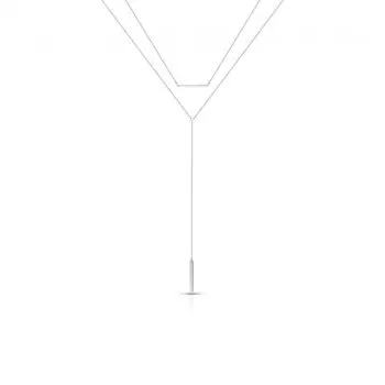 Серебряное колье