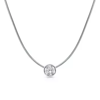 Серебряное колье с фианитами