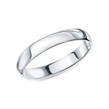 Серебряное обручальное кольцо