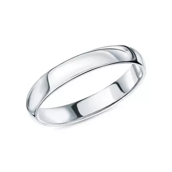 Серебряное обручальное кольцо