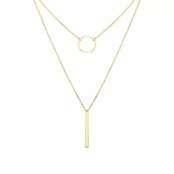 Серебряное шейное украшение