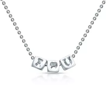 Серебряное шейное украшение