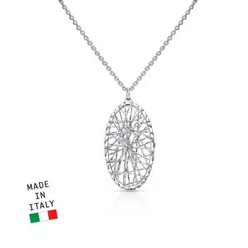 Серебряное шейное украшение