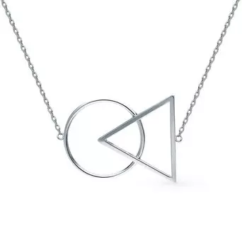 Серебряное шейное украшение